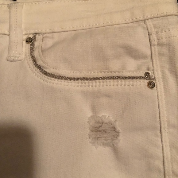 White House Black Market White Size 6 Jeans - Picture 3 of 5